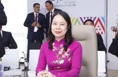 越南国家副主席武氏映春在第18届法语国家组织峰会上提出了三点建议