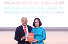 越南通讯社和墨西哥劳动党加强合作关系