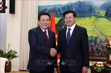 越南与老挝加强理论研究和实践总结