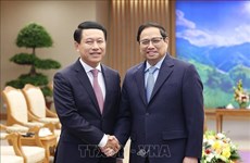越南政府总理会见老挝政府副总理兼外交部长