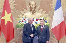 法国参议院议长热拉尔·拉尔歇对越南的正式访问圆满结束