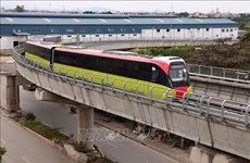 呠-河内火车站轻轨可用性达到 99.65%