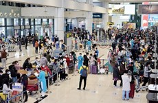 河内内排机场在2023癸卯春节出行高峰单日旅客吞吐量可达8万人次
