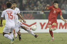 2022年东南亚足球锦标赛：越南队3:0大胜缅甸队 以小组首位晋级半决赛