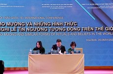 越南举行“芒巫”和世界类似宗教仪式信仰国际研讨会 