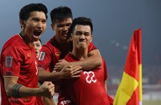 2022年东南亚足球锦标赛第二回合半决赛： 越南队以2比0击败印尼队 挺进决赛