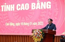 越南政府总理范明政：高平省应重点发展口岸经济