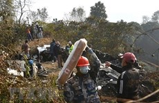 越南领导人就尼泊尔坠机事故致慰问电