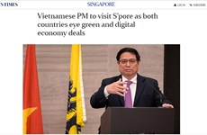 新加坡海峡时报：范明政访新有助于两国开辟新的合作领域