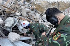 土叙强震：越南人民军救援队在土耳其全力开展救援工作