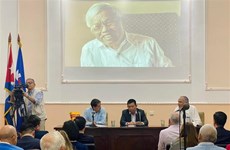 越南记者荣获古巴新闻工作者联盟授予勋章