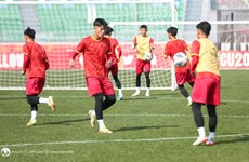 2023年亚足联U20亚洲杯总决赛：越南U20队以最高的精神和心态迎战澳大利亚U20队