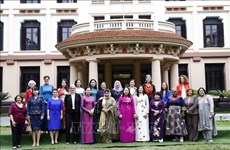 越南国家副主席会见各国和国际组织驻越女性大使和首席代表