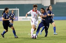 2024年U20女足亚洲杯预选赛：越南队以11比0大胜新加坡队
