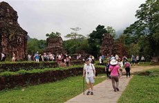 2023年内广南省美山世界文化遗产接待游客人数可达30万人次