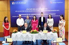 越南工贸部与德国法兰克福展览集团合作促进贸易