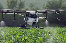 河内推广无人机在农业生产中的应用