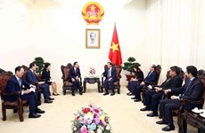 越南政府副总理黎明慨会见韩国国家农业合作社联合会主席
