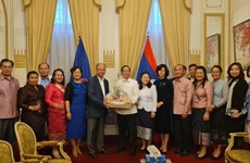 越南驻法国大使馆祝贺老挝2023年传统新年