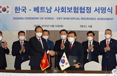 越南与韩国政府之间社会保险协定获批