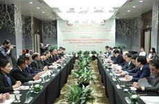 越南与老挝加强两国阵线组织之间的经验分享