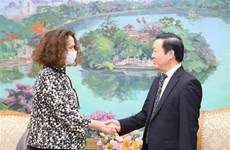 越南政府副总理陈红河会见世行驻越南首席代表