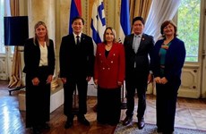 越南与乌拉圭在法律和司法领域加强合作