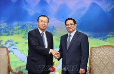 越南总理范明政会见日本贸易振兴机构理事长Ishiguro Norihiko