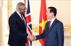 越南国家主席武文赏会见英国和古巴领导人