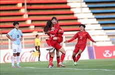 第32届东运会：越南女足以3比1击败缅甸队  男子排球队进入半决赛