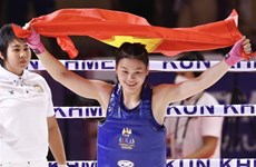 第32届东南亚运动会：越南队在女子100米跨栏比赛独领风骚 高棉拳队再夺一金牌 