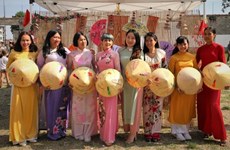 在意越南人努力弘扬民族传统文化 