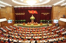 越共十三届中央委员会任期中期会议公报（第三个工作日）