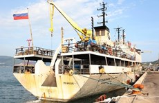 “奥巴林院士”号科考船赴越南进行海洋考察活动