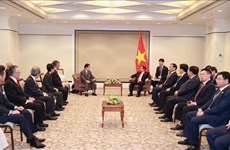 越南政府总理范明政会见日越友好协会领导