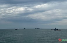 越南人民海军20号舰抵达马来西亚兰卡威岛 参加国际海事和航空展