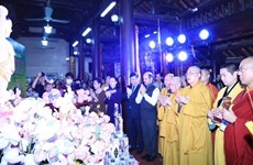 2023年佛诞节：佛教教义有助于巩固越印关系