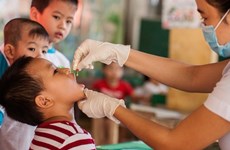 河内市6月初为近40万名儿童补充维生素A