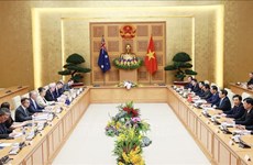范明政总理与澳大利亚总理安东尼·阿尔巴尼斯举行会谈