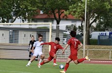 越南女国足在德国集训期间获得第二场胜利