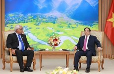 越南政府总理范明政会见古巴司法部长奥斯卡