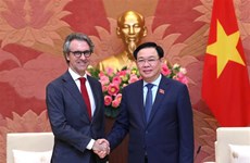 越南国会主席王廷惠会见欧盟驻越南代表团团长和瑞士驻越南大使