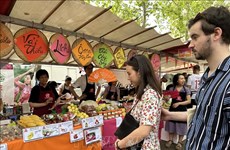 热闹非凡的越南街头美食节亮相法国