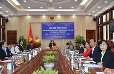 越南广义省与中国河北省讨论合作机会