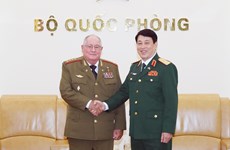 越南与古巴加强双边防务合作