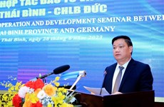 越南太平省与德国加强投资与合作 
