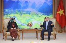 政府总理范明政会见文莱新任驻越大使哈吉·尤索夫