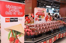 越南荔枝正式在泰国各大超市门店销售