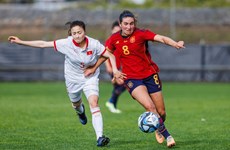 2023年女足世界杯友谊赛：越南队不敌西班牙队