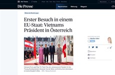 奥地利媒体密集报道越南国家主席武文赏访问奥地利之行